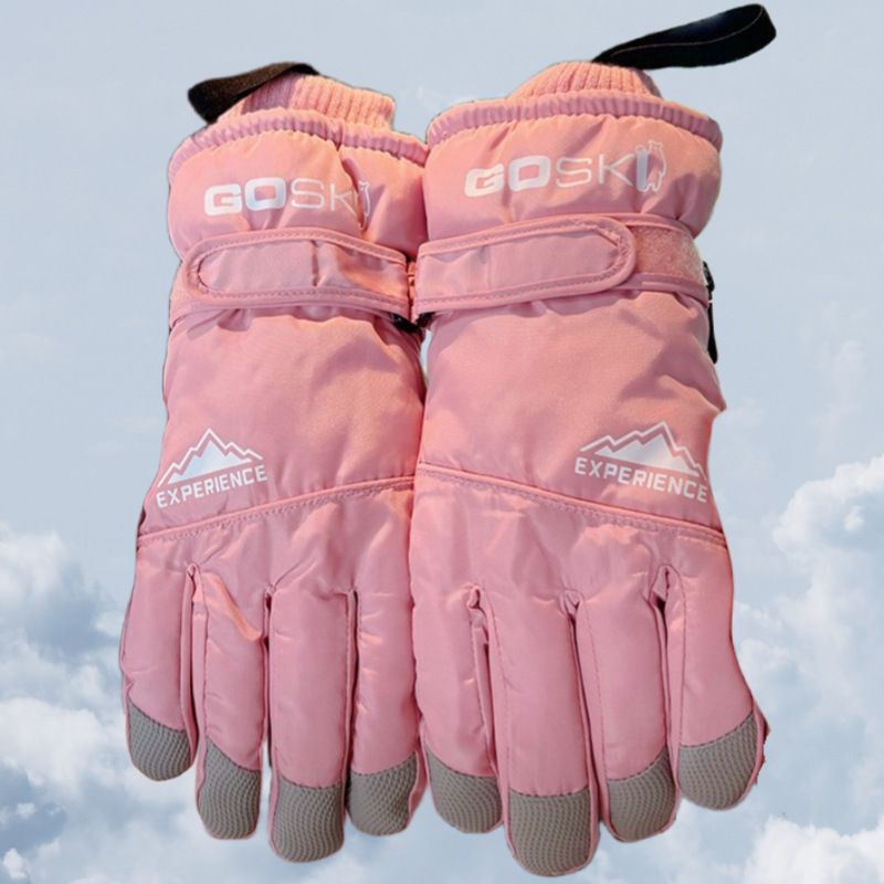 Women's Ski Gloves New Winter Warm Cold-Proof Touchscreen Fleece Lined Thickened For Riding Electric Scooter Playing In_voghion.com