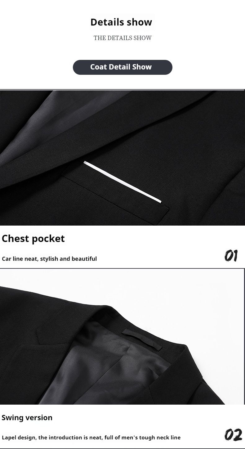 Männeraarbecht, koreanesch Versioun fir e schlanke Gruppenkostüm, Geschäftskleed, Hierscht a Wanter_voghion.com