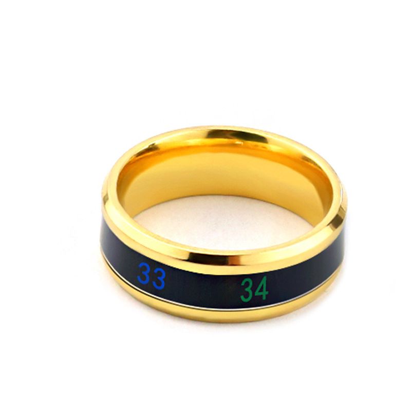 Rings Titanium Steel Niche Intelligent Temperature Sensitive Color Changing Temperature Ring Cold Men's Non Fading Stainless Steel Ring_voghion.com