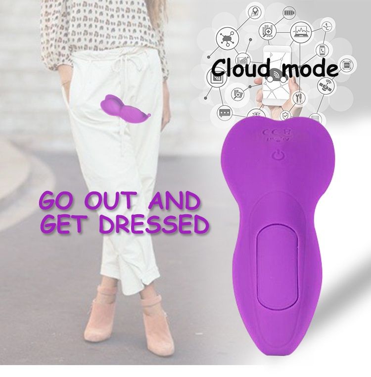 luckyqqyp App-gesteuerter Vibrator für Frauen, unsichtbarer Vibrationsmasturbator, Klitorismassagegerät, Erotikartikel_voghion.com