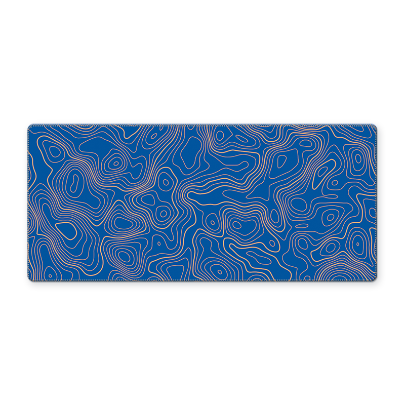 Tapis de souris surdimensionné pour jeux de sport électronique, tapis de souris de qualité imbattable, topographie, lignes, terrain en désordre, pour hommes_voghion.com