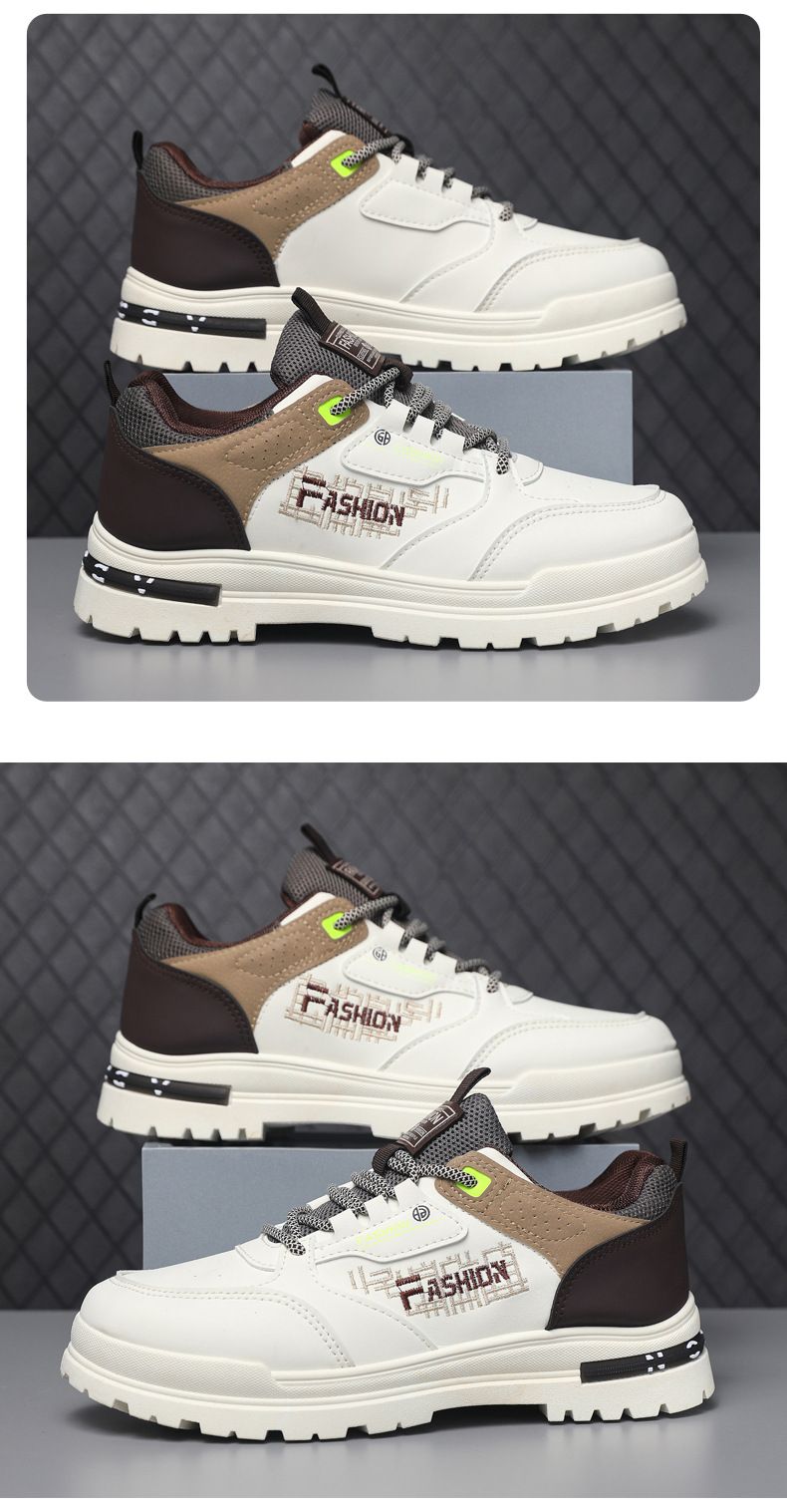 Version coréenne de chaussures pour hommes polyvalentes, décontractées, nouvelles, respirantes et confortables, chaussures simples à la mode et tendance_voghion.com