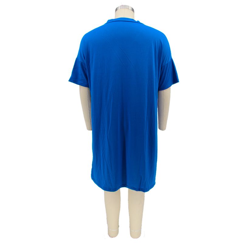 Women's Clothing Popular Independent Station Hot-selling Spring and Summer New Positioning Offset Printing Loose Large Size Dress_voghion.com