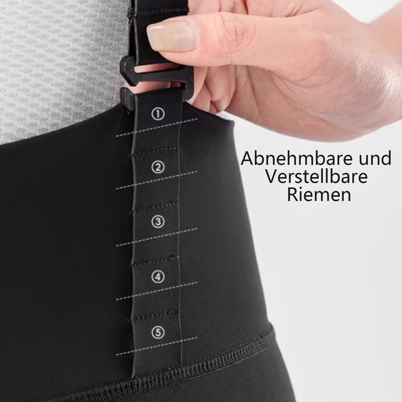 ROCKBROS TVI Fahrradhose Damen Lang, Gepolsterte, Abnehmbare Hosenträgerhose, Versand per DHL_voghion.com