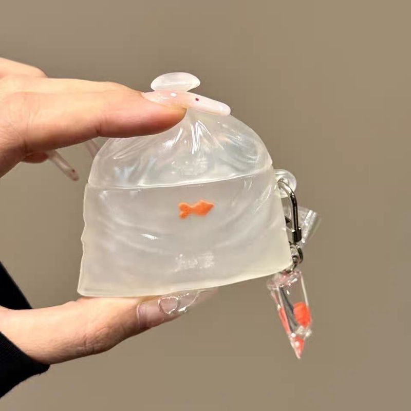 Bolsa Goldfish compatível com 4ª capa Pro2 A Apple sem fio Bluetooth fone de ouvido capa Huaqiangbei 7ª geração_voghion.com