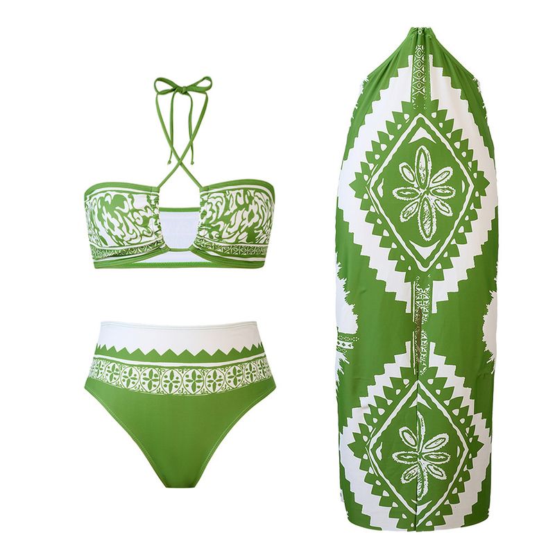 Odzież damska Split Women's Swimsuit Vacation Bikini Swimsuit_voghion.com