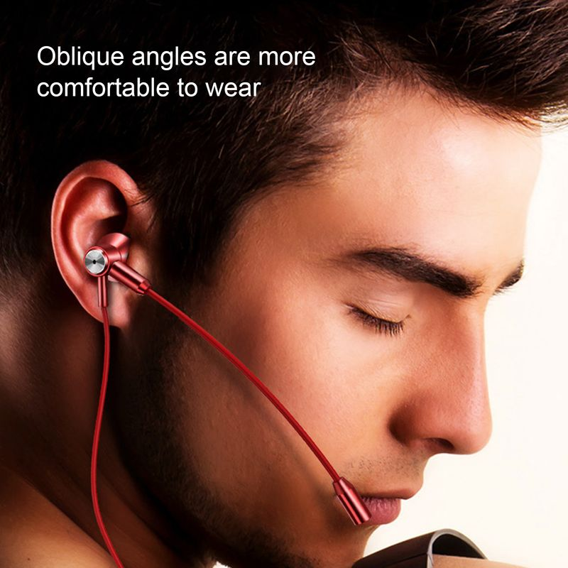 Wired Ergonomic Dual Microphone Stereo Universal L-Shaped Plug Metal Earphone for Gaming_voghion.com