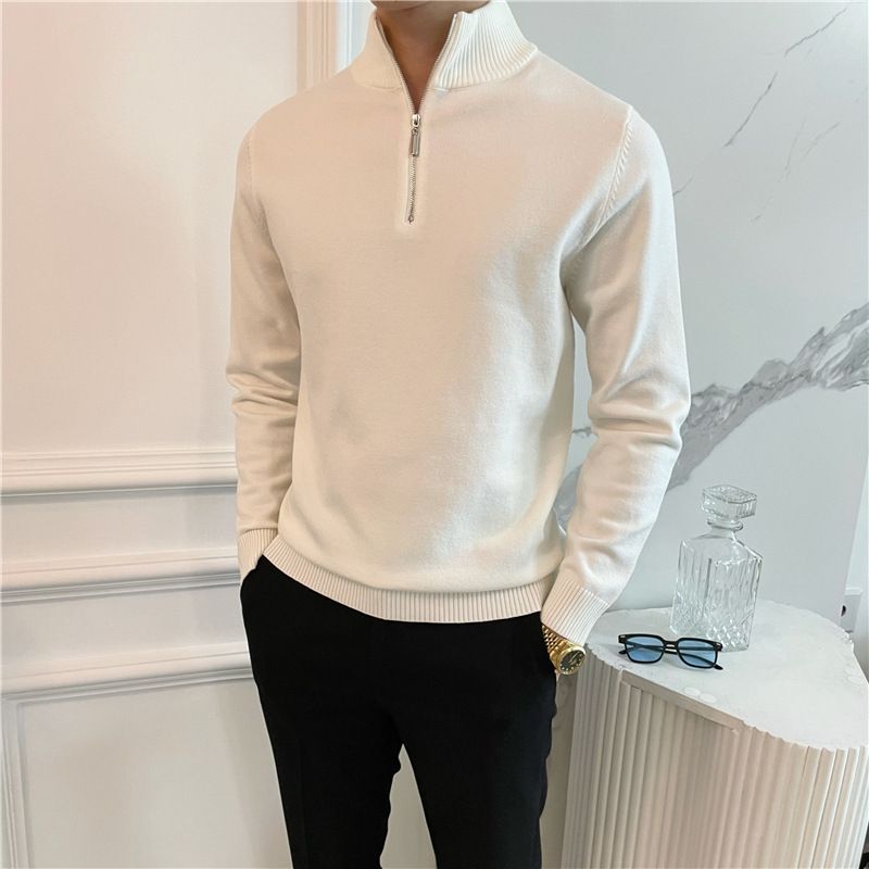 Maglione da uomo, camicia da uomo slim fit tinta unita_voghion.com
