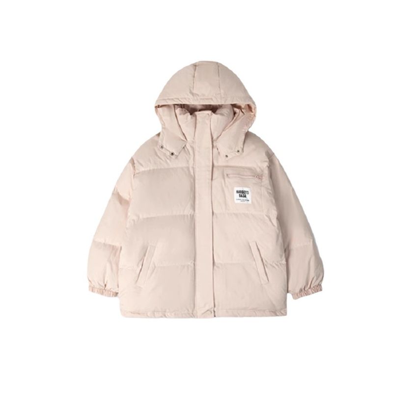 Giacca in cotone con cappuccio, spessa, stile invernale, per studenti, piccola e alla moda_voghion.com