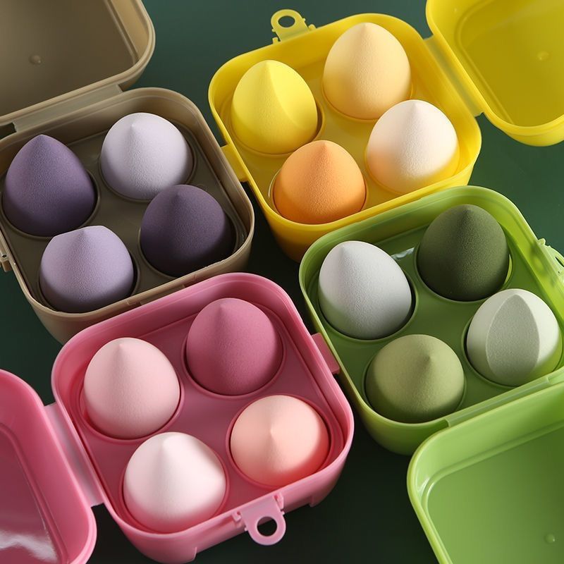 Cotton Pads Beauty Egg Egg Box Internet Celebrity Gradient Sponge Air Cushion Powder Puff Makeup Tool Genuine Dry And Wet Dual Use_voghion.com