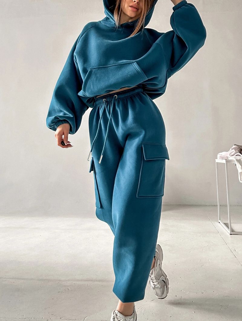 Ropa de mujer Otoño e invierno Ropa de mujer Nueva moda Deportes Ocio Suéter Traje_voghion.com