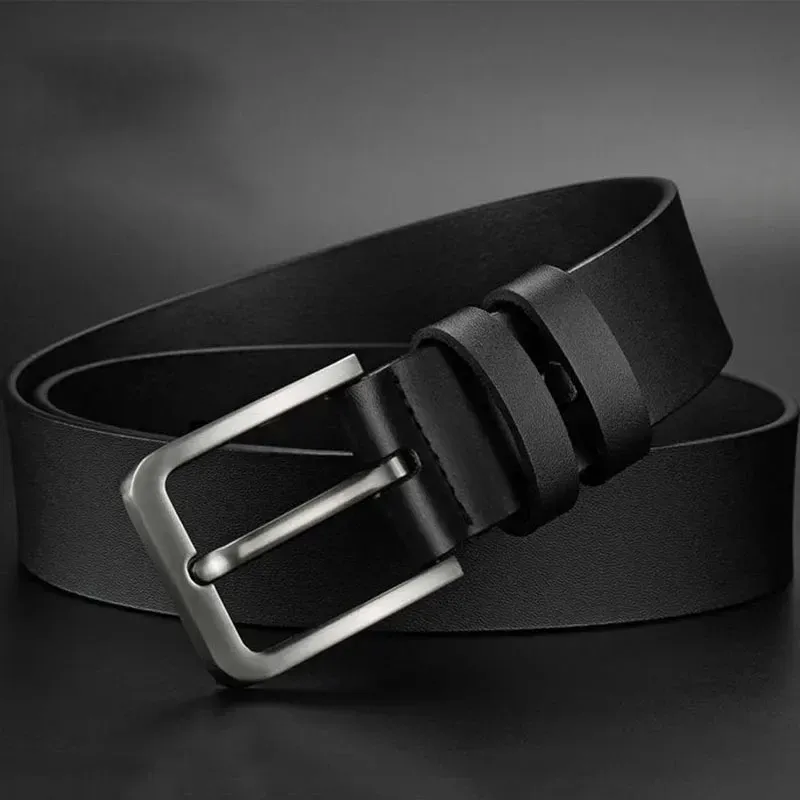 HOT New Business Leisure Men's Alloy Square Pin Buckle Male Famous Brand Designer PU Leather Jeans Belts for Men_voghion.com