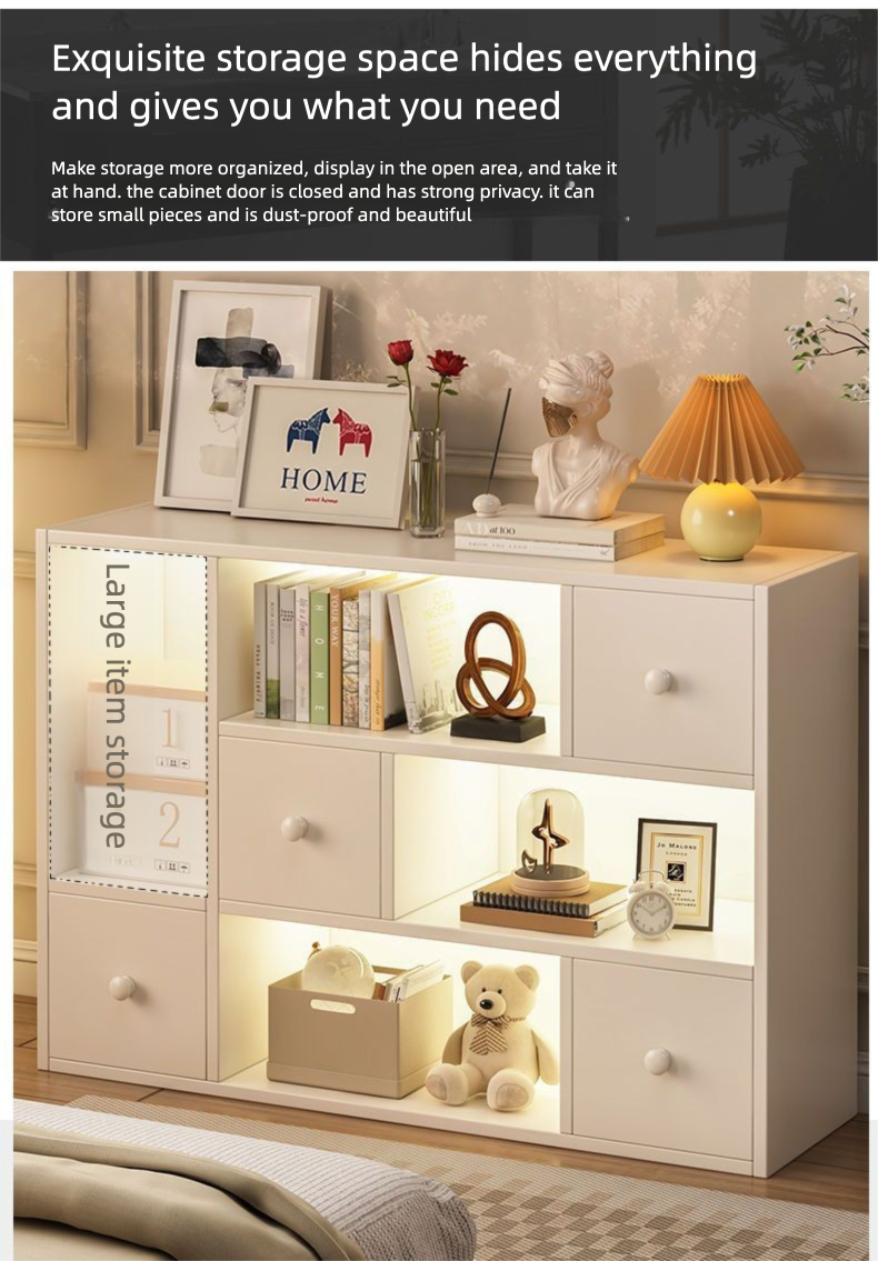 Cassettiera, libreria, scaffale, semplice, contenitore da pavimento, camera da letto, casa, armadietto multistrato piccolo_voghion.com