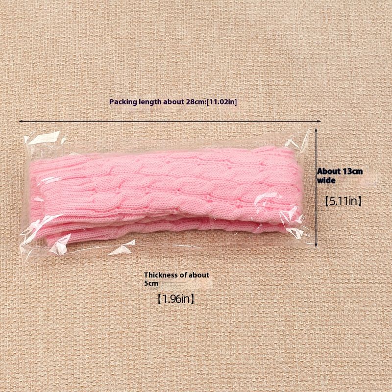 Woolen Long Fingerless Gloves Knitting Fried Dough Twists Figure 8 Open Finger For Women Autumn And Winter Acrylic Wool_voghion.com