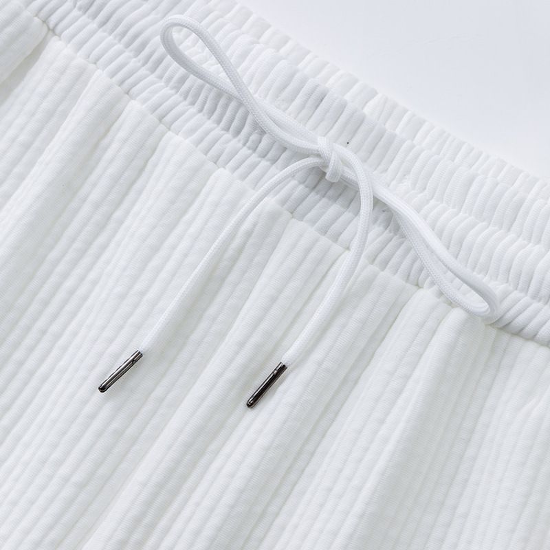 Vêtements pour hommes, short d'été léger et luxueux en jacquard double ligne, style décontracté, sport, ample, tendance, pour la plage_voghion.com