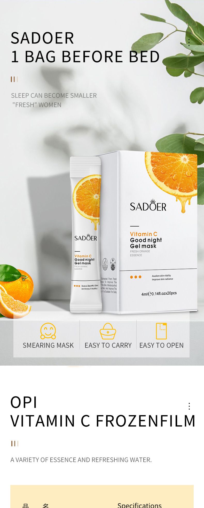 Vitamin C Whitening Skin Care Set Eye Face Cream Essence_voghion.com