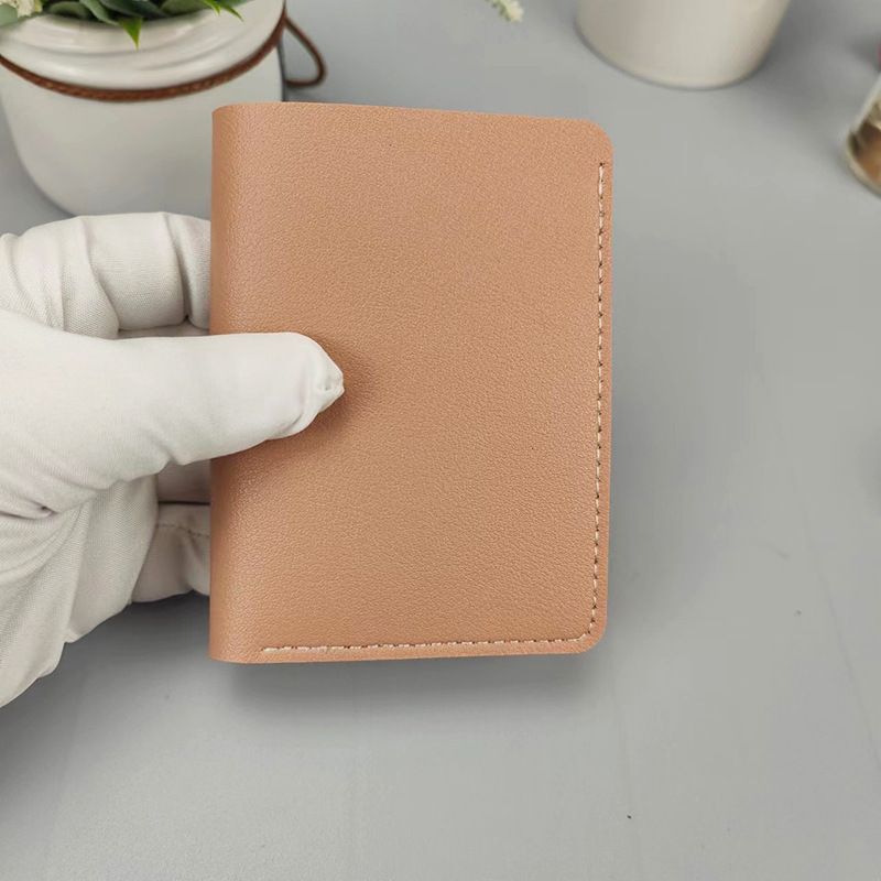 New women's fashion small fresh short wallet women's wallet thin women's wallet small simple multi-card position_voghion.com