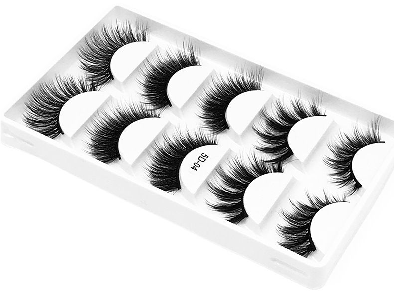 Lash extension set Laser Box 5 pairs of mixed false eyelashes Thick natural slender long eyelashes Multi-level soft false eyelashes_voghion.com