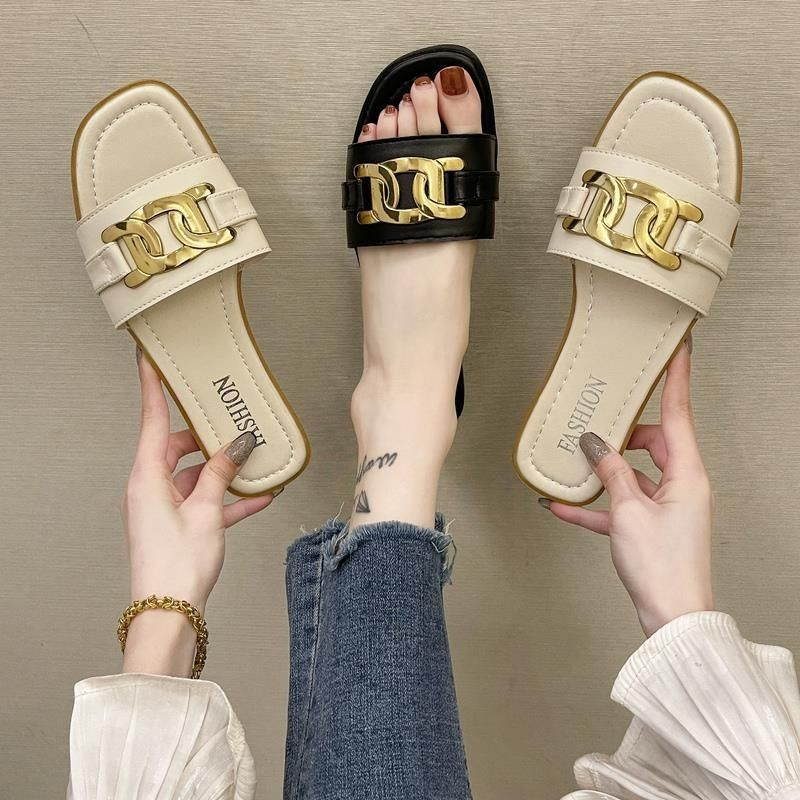 Iteret Berühmte Hausschuhe I 2024, Sommer Ew Flachboden Fashio Lie Istagram Temperamet Vielseitige Sadals für_voghion.com