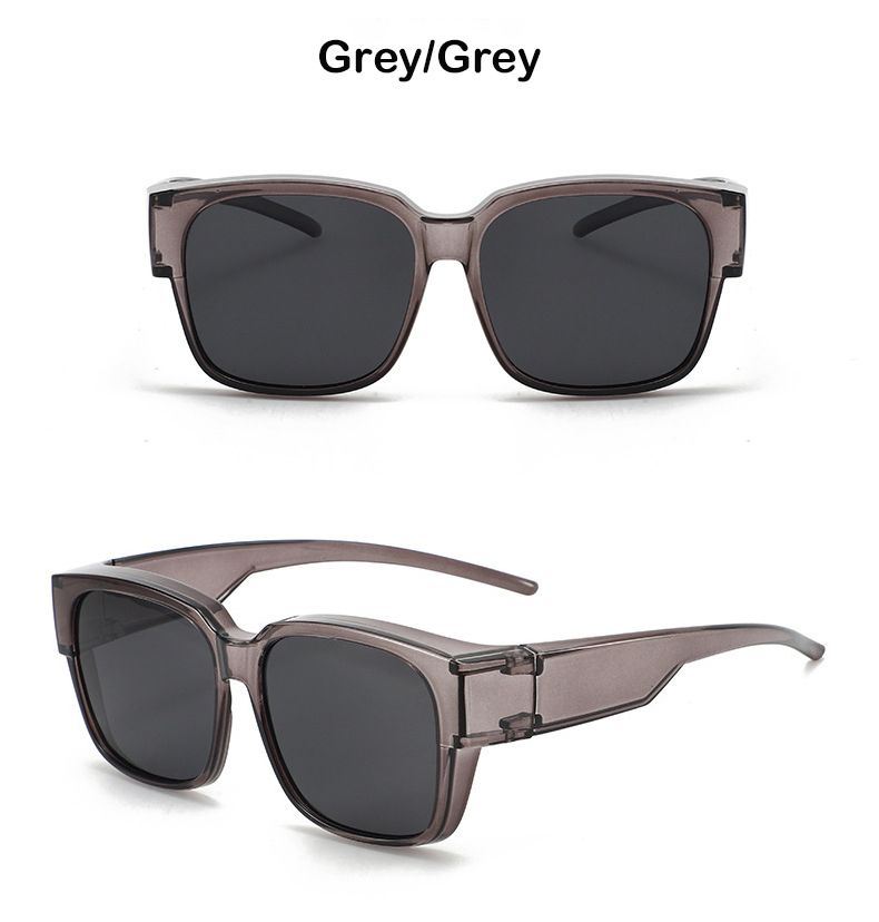 Neu Tragbare Myopie Abdeckung Spiegel Große Größe UV400 Fahren Polarisierte Sonnenbrille_voghion.com