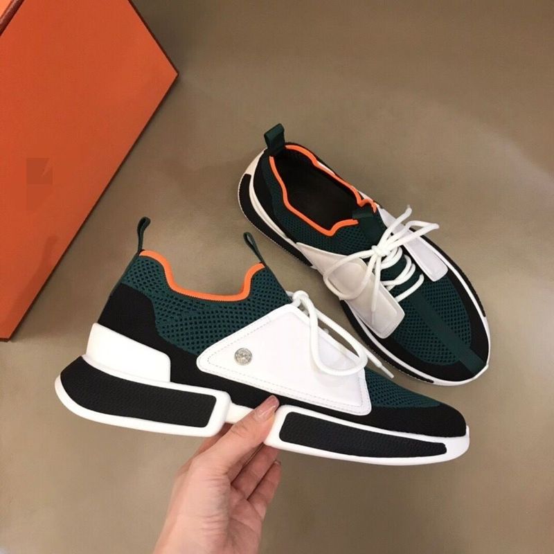 New Style Men's Fashion Sports Casual Cushioning Lightweight Breathable Trendy Versatile Knit Patchwork Trend Shoes_voghion.com
