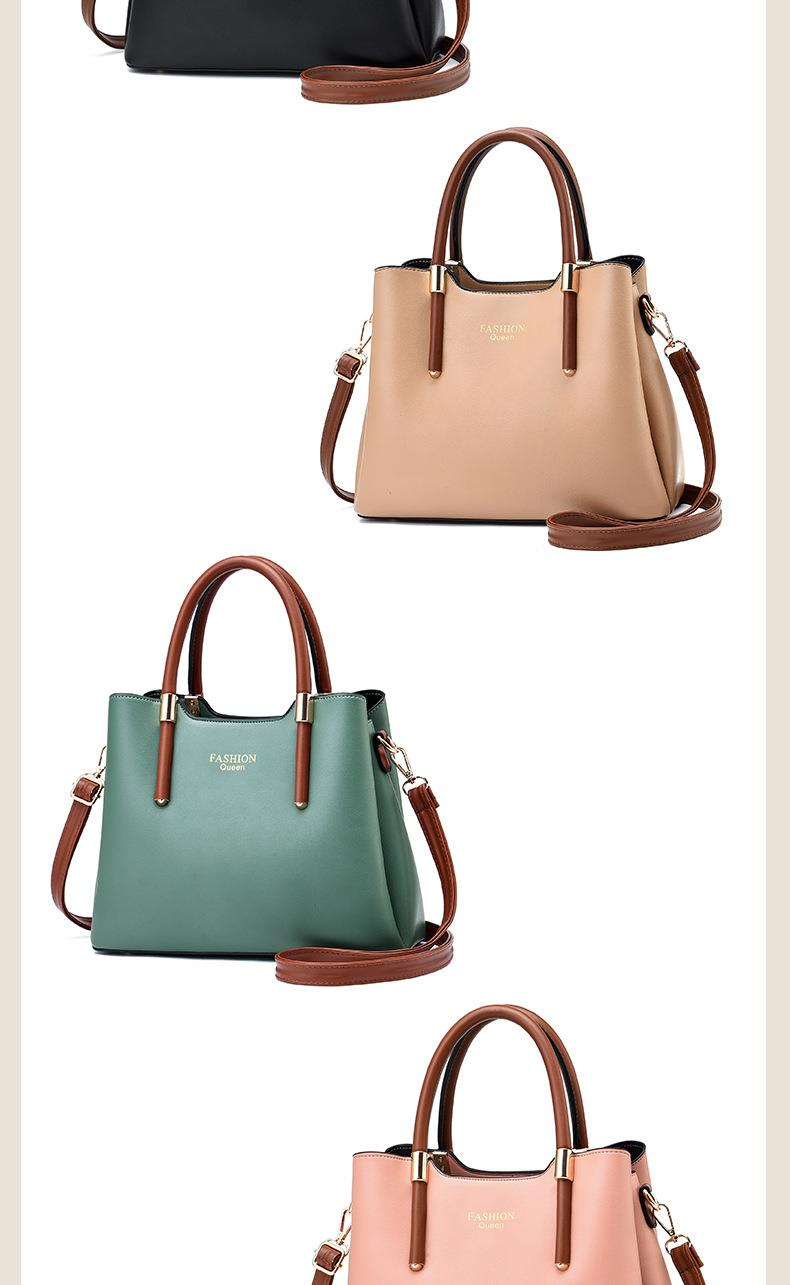 Borsa a mano per donna 2024 Nuova moda ad alta capacità Borsa per mamma di mezza età Trend Borsa a tracolla con una spalla_voghion.com