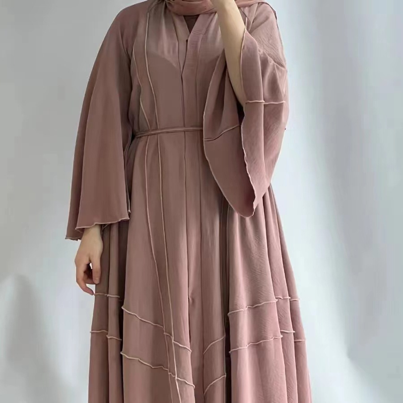 Dubaj, Bližnji vzhod, enobarvna, elegantna dolga obleka na jopico_voghion.com