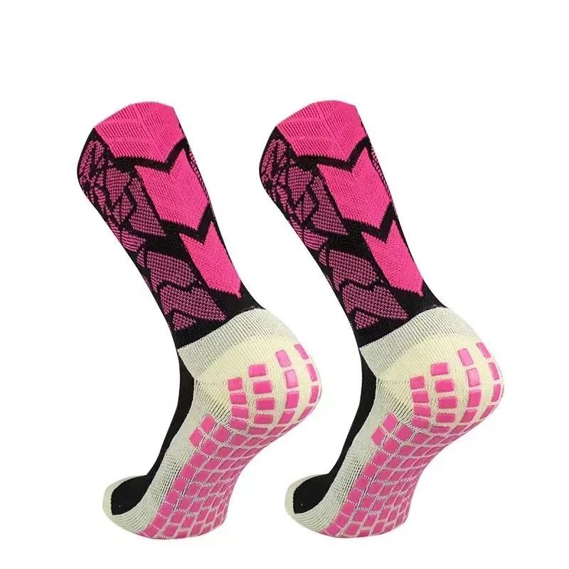 Prestatievoetbalsokken met antislip grip en vochtafvoerende technologie - Mid-Cushion Terry zool voor training, (uniseks, camouflage en effen kleuren)_voghion.com