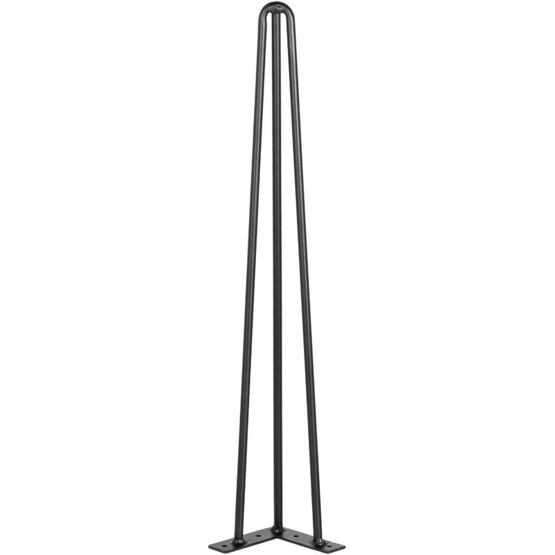 Gambe per tavolo, gambe per sala da pranzo, 220 libbre, nere, 4 capacità, carico scrivania 880 libbre, 3 gambe, panca, forcina, 16 scrivania per set scrivania di ogni forcina_voghion.com