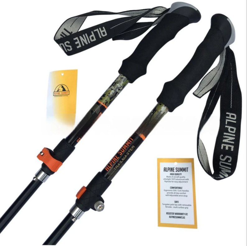 Poste de pagamento! Liga de alumínio 7075 com fibra de carbono para pagamento final! Equipamento profissional portátil para caminhadas ao ar livre._voghion.com
