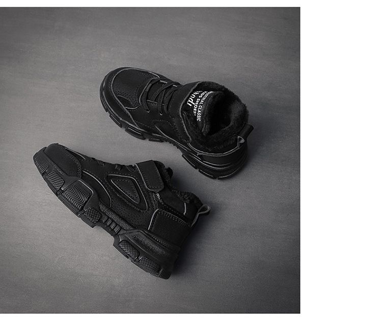 Kinderkleidung Kinder Winterschuhe Plus Samt Dicke Warme Baumwollstiefel Jungenschuhe Nordost-Schneestiefel Mädchen Casual Baumwollschuhe_voghion.com