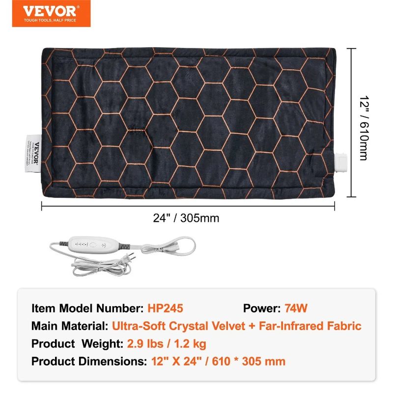 Relief 24 Infrared X For In With Far Pad Heating Pain 12 Therapy Weighted_voghion.com