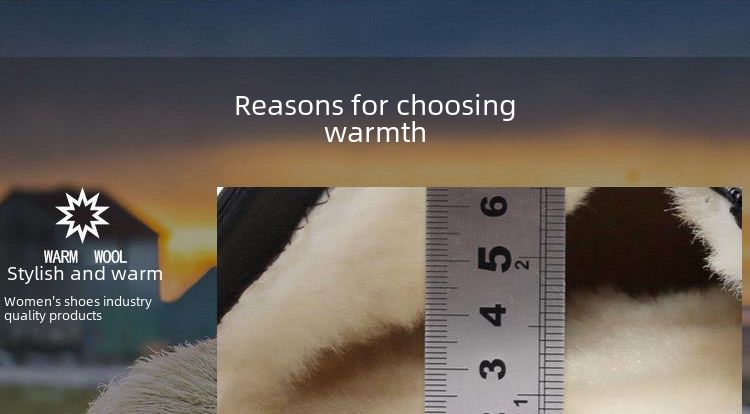 Scarpe di cotone per la mamma Scarpe invernali basse antiscivolo in pelle da donna Stivali caldi foderati in pile da donna Stivali di cotone da donna di mezza età_voghion.com