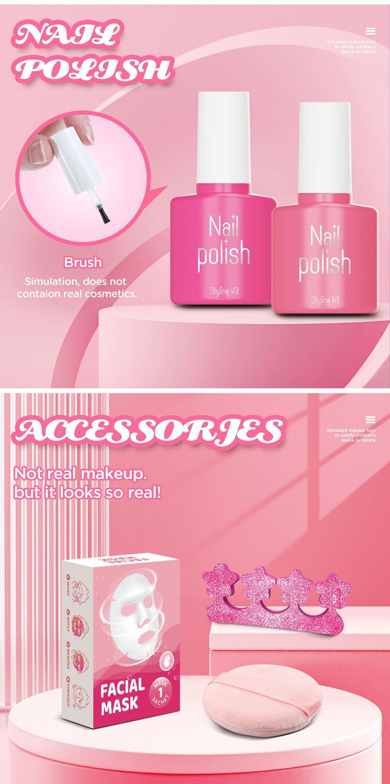Cross Border Girls Pretend House Cosmetics Set Simulation Nail Art Lipstick Eye Shadow Can Not Be Smeared Makeup Toys Wholesale_voghion.com