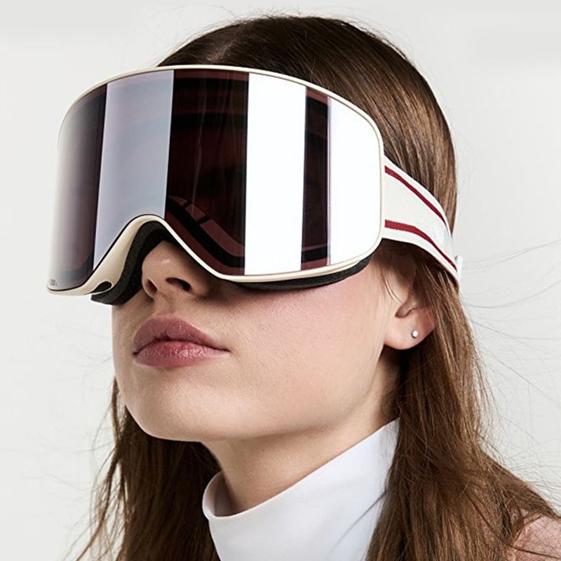 Ski Snowboard Goggles Dame Menn Ski Brillemaske UV 400 Snøbeskyttelse over briller Voksen nti-fog Cydrical_voghion.com