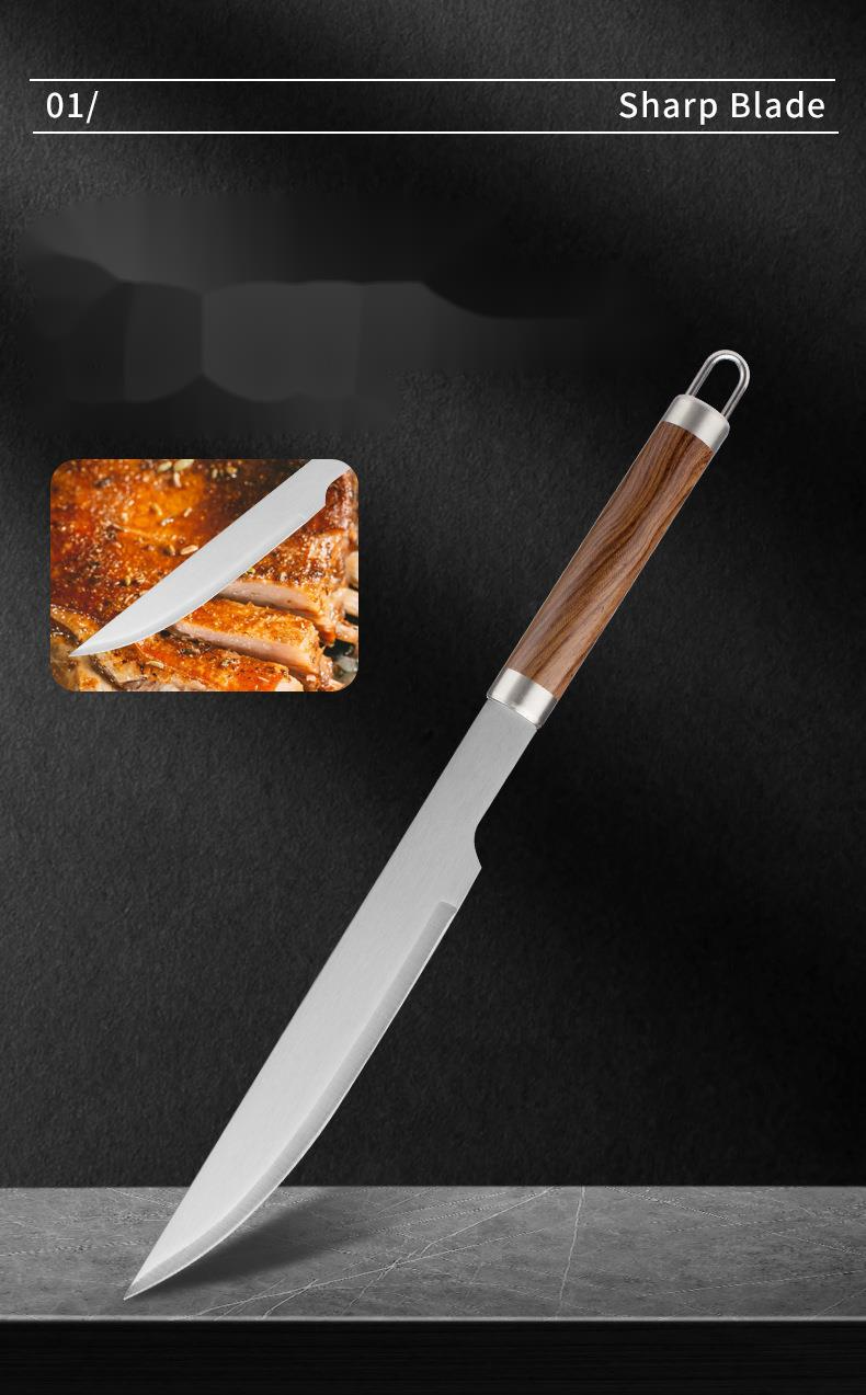 Edelstahl Aluminium Box Kombination Set Utensilien High-End Outdoor Camping BBQ Werkzeuge 24 Stück_voghion.com