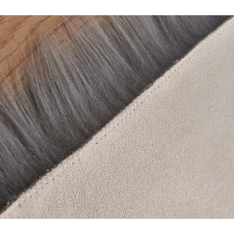 New heart-shaped wool like stair decorative carpet European simple Plush dressing table sofa blanket floor mat_voghion.com