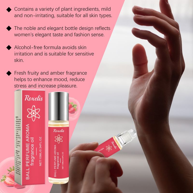 Amber Fruit Roll-On Frisch Fruchtig Mild Nische Leichter Duft Handgelenk Hinter Ohr Hals Datum Atmosphäre Parfüm_voghion.com