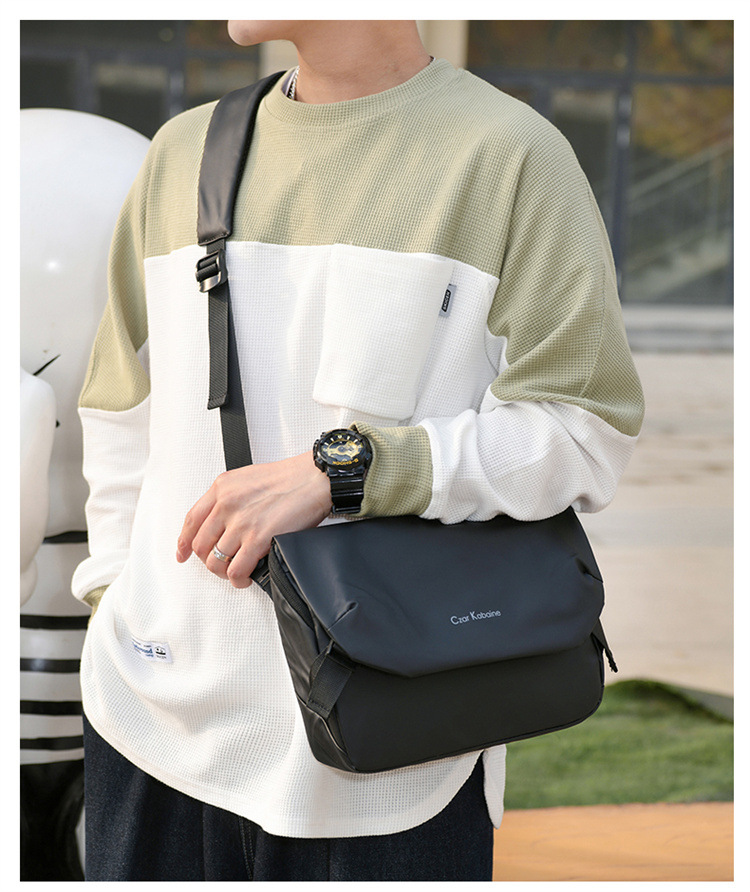 Borsa da postino, borsa a tracolla da uomo, borsa a tracolla monospalla casual impermeabile, nuova borsa da ciclismo_voghion.com