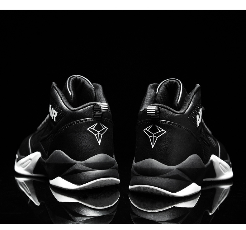 New Basketball Casual Sports Running Mid Top Large Size Combat Shoes, 46 47 48_voghion.com