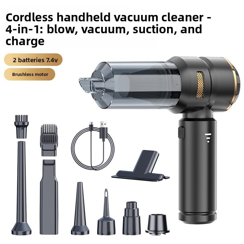 Aspirapolvere per auto senza fili, grande, aspirazione, ricarica, aspirazione, soffiaggio, doppio scopo, domestico, piccolo, mini, portatile, per auto._voghion.com