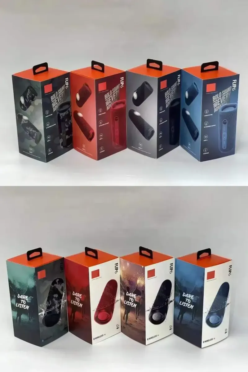 Flip6 Altoparlante Bluetooth impermeabile Multifunzione Colonna sonora portatile per esterni Subwoofer Wireless Home Theater Mesh_voghion.com