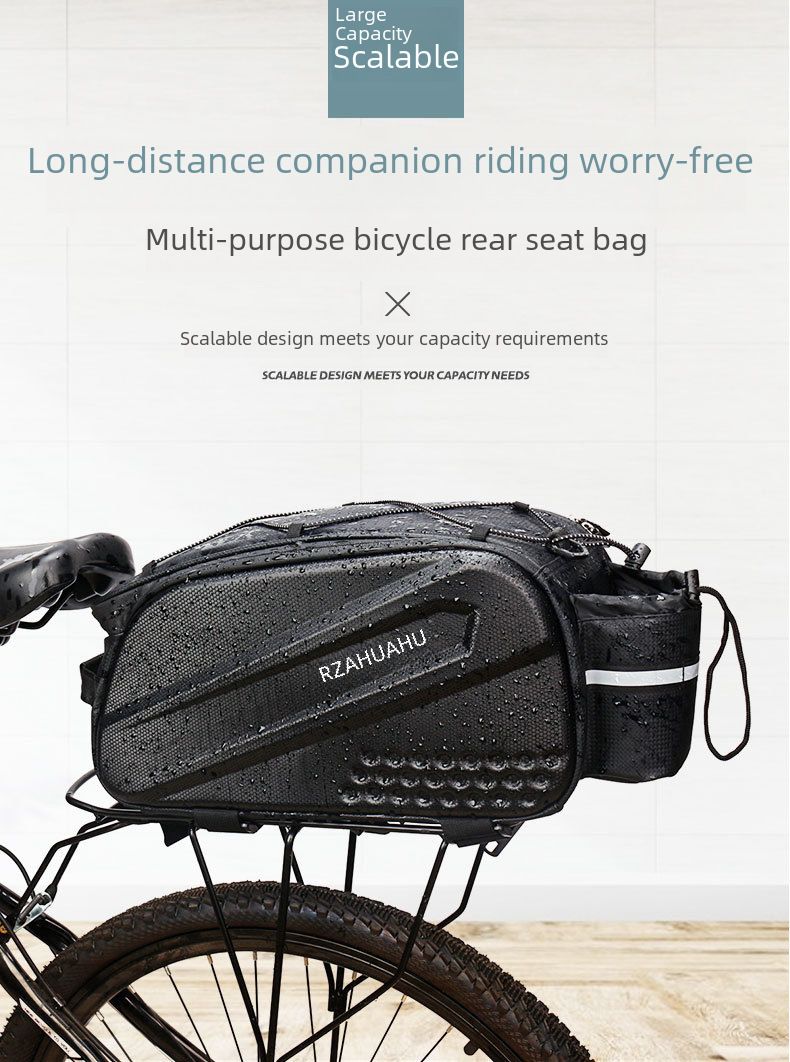 Sac à dos de vélo Sac de siège arrière Sac à dos de vélo de montagne étanche Sac de conduite Sac de porte-bagages Accessoires de vélo Équipement_voghion.com