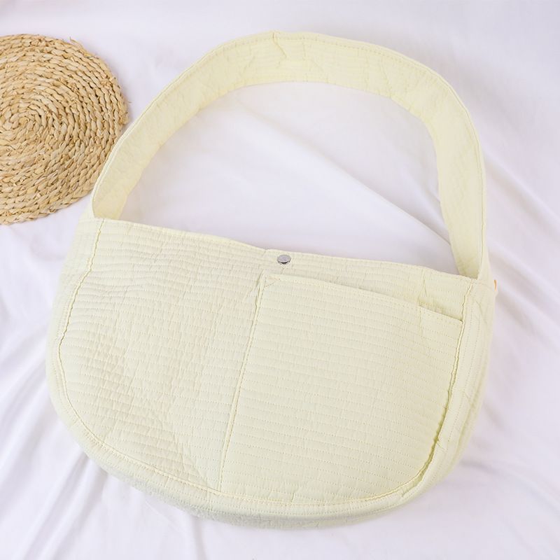 Praktischer Hunderucksack für den Außenbereich, Crossbody für Katzen und kleine Hunde, Polyester, einzelne Schultertasche für Katzen_voghion.com