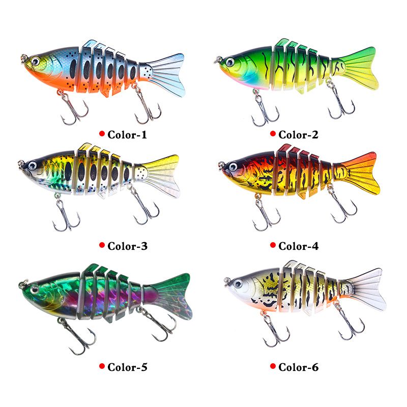 Csali Többrészes Halcsali 15,6 g/10 cm-es Szekció Kemény Csali Utánzó Csali Horgászfelszerelés_voghion.com