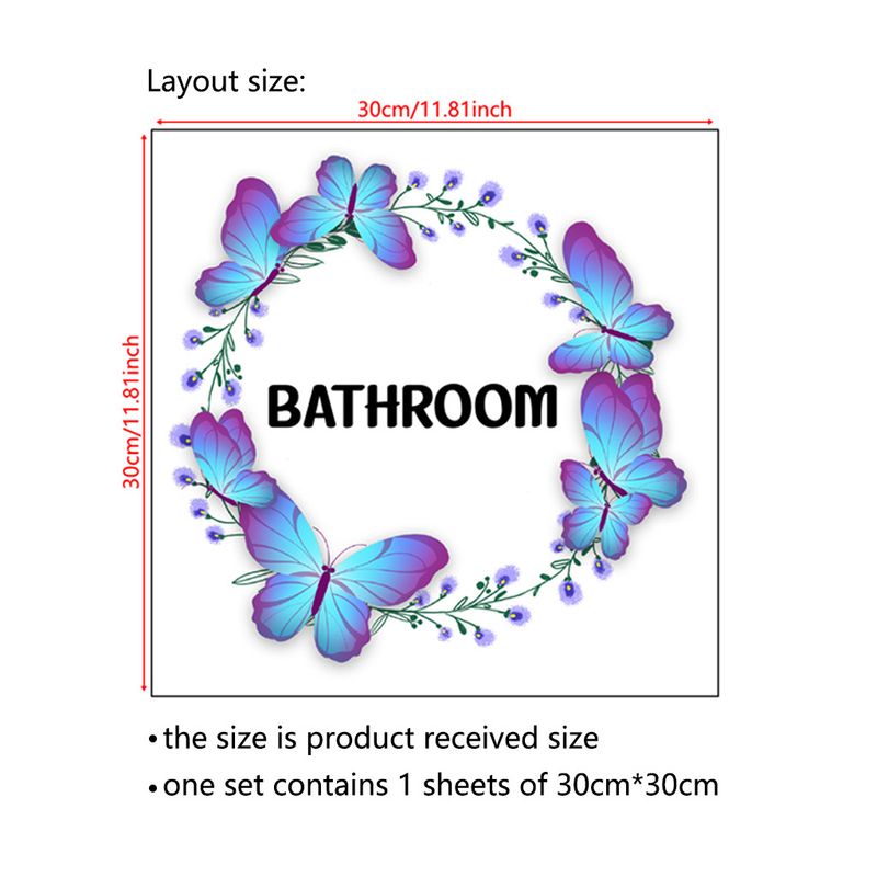 Adesivi decorativi da parete per porte in vetro in PVC con corona JS-N Series_voghion.com