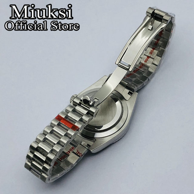 Miuksi 36mm/40mm sterile watch case sapphire glass fit NH35 NH36 NH34 ETA2824 2836 Miyota8215 PT5000 DG2813 3804 movement_voghion.com