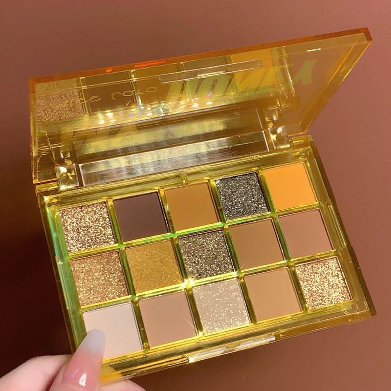 MISSLARA Fifteen Palette Pearlescent Matte Easy To Color Long-lasting Non-smudge Makeup Eyeshadow_voghion.com