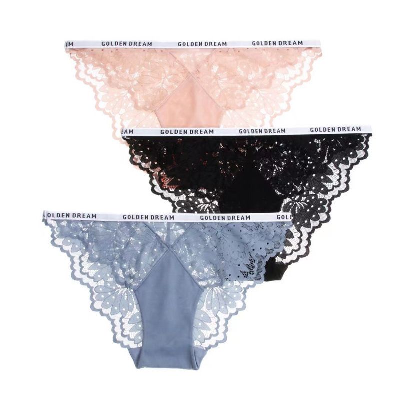 Women's Intimates Lace Bra Set Without Steel Ring Bra Thin Women's Underwear Set_voghion.com