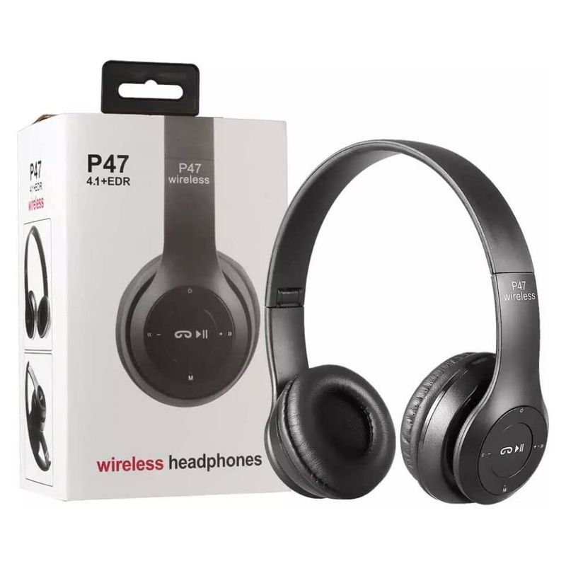 Wireless Bluetooth Headphones With Noise Cancelling Over-Ear Earphones 5.1 NEW*_voghion.com